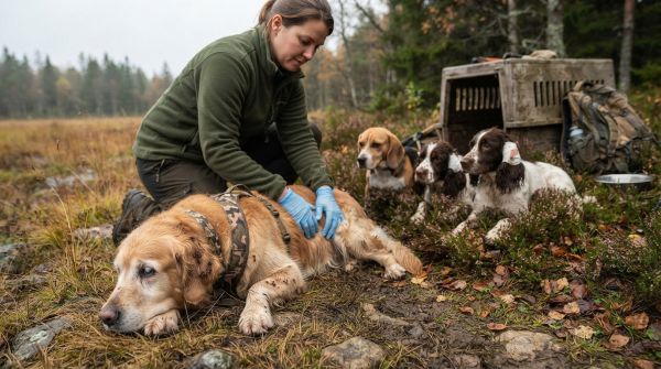 Les problèmes de santé courants chez les chiens de chasse